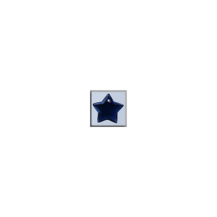Mill Hill Glass Treasures 12176 - Large Flat Star Royal Blue 
