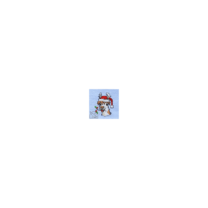 Mouseloft The Holly And The Llama Cross Stitch Kit With Card And Envelope - P31stl