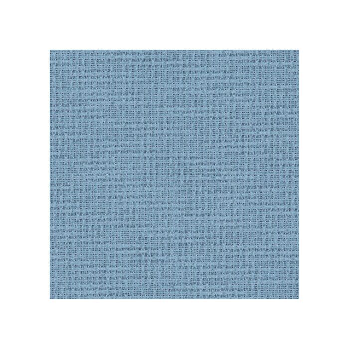 Zweigart 14 Count Aida - Misty Blue - Off cut 21