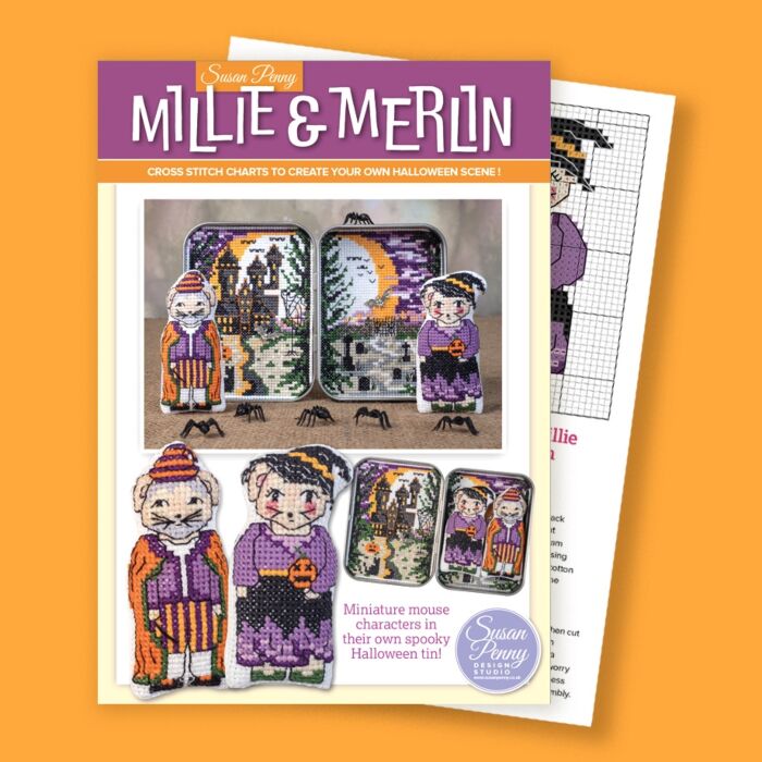 Millie & Merlin Halloween Tin - Susan Penny Design Studio