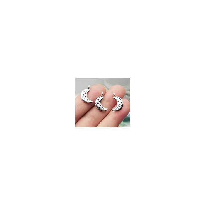 Moon charm x 3