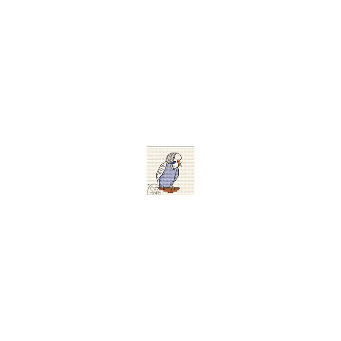 Mouseloft Budgie Cross Stitch Kit - 004-S03stl