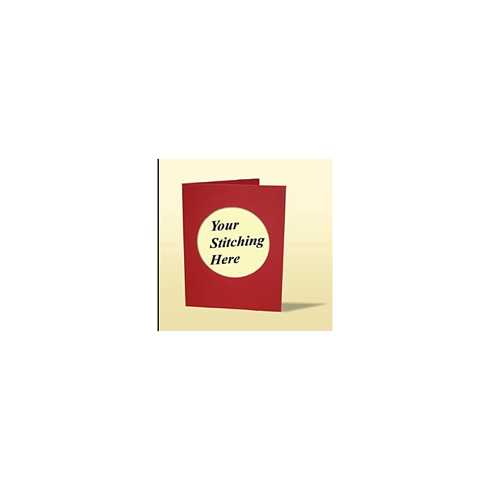 Mouseloft Triple fold Card Blank - Red