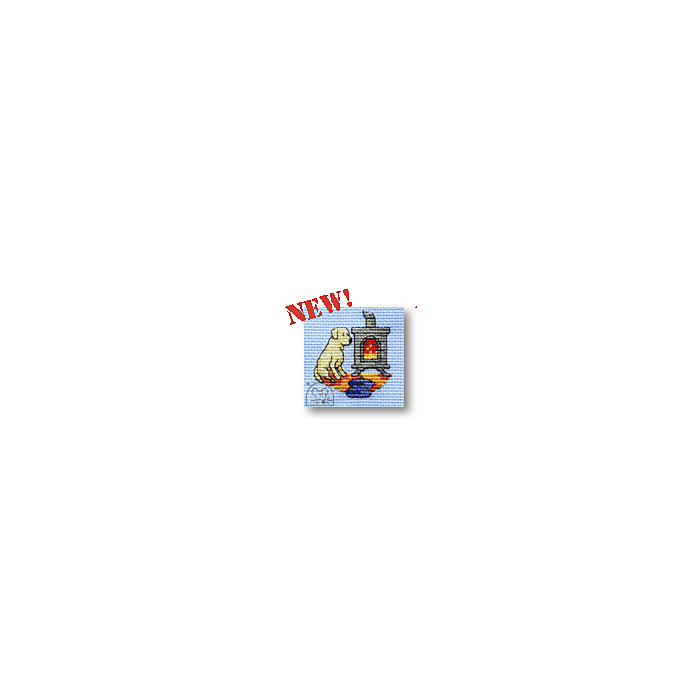 Mouseloft Christmas By The Woodburner Cross Stitch Kit - 014-R31stl