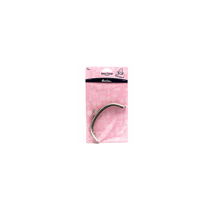 Hemline Purse Clasp Nickel Silver