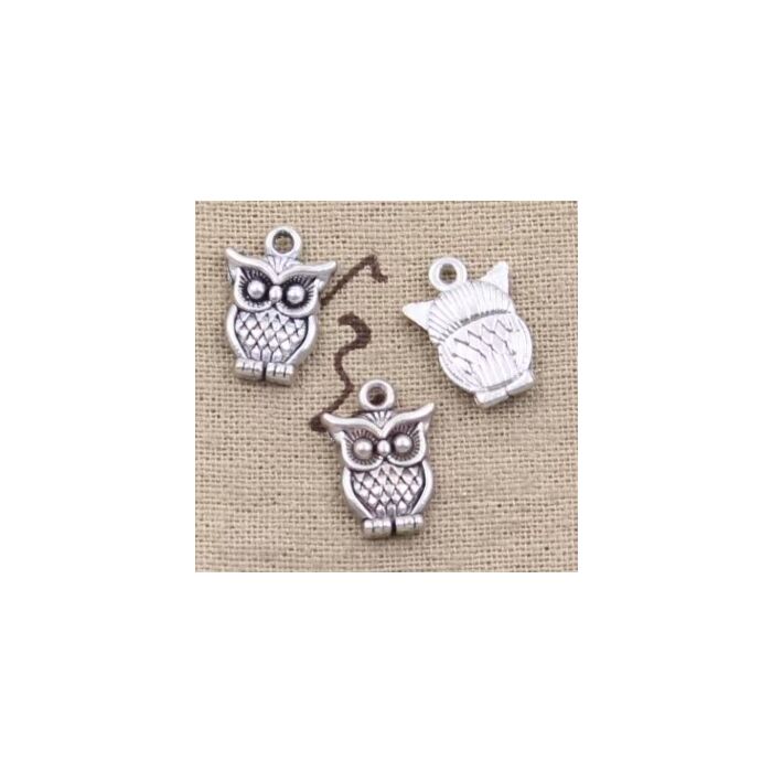 Owl Charm - pack of 3