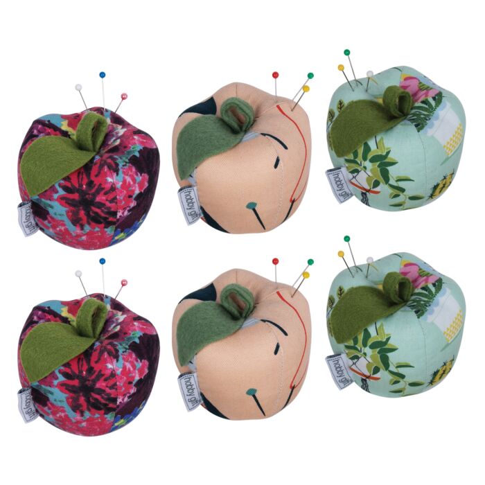 Pincushion: Apple - Assorted Print