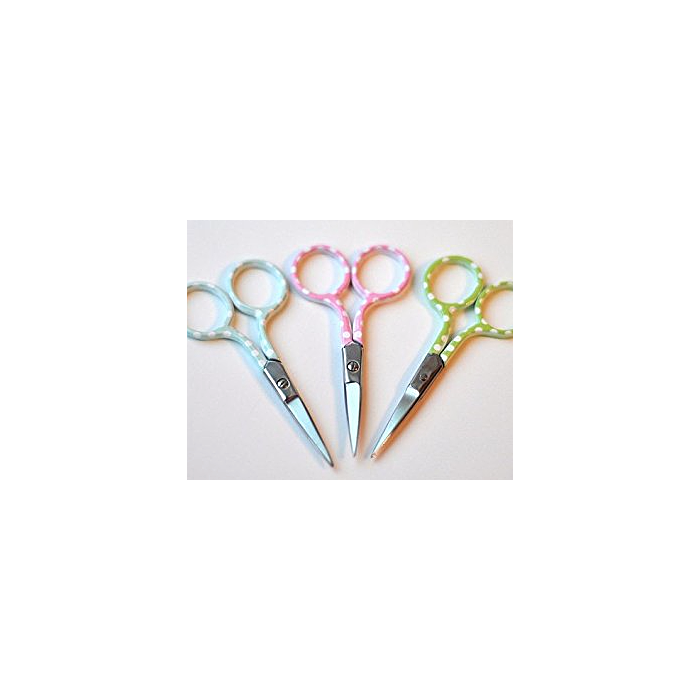 Polka Dot Scissors - Pink 9cm (3.5in)