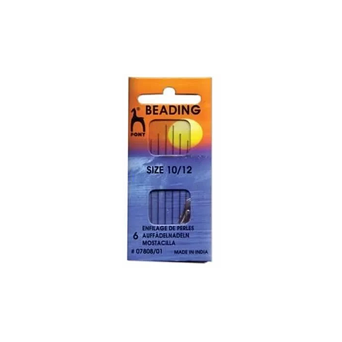 Pony Beading Needles Size 10/12