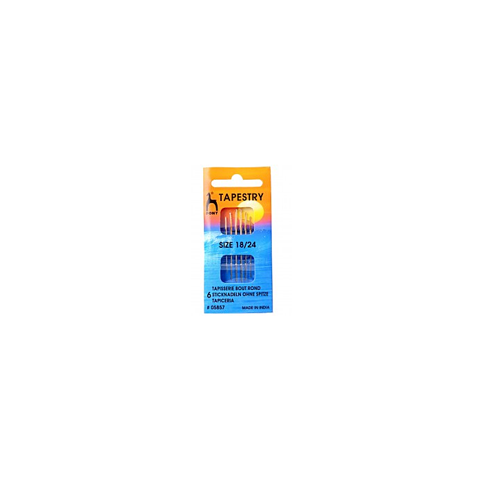 Pony Gold Eye Tapestry Needles Size 18/24