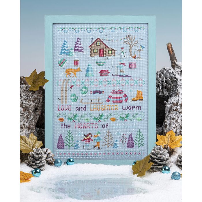 Cross Stitcher Project Pack - issue 389 - Hearts of Winter