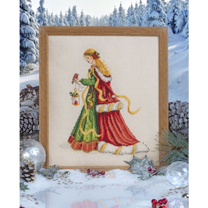 Cross Stitcher Project Pack - issue 390 - Spirit of Christmas - Victorian Lady - Aida