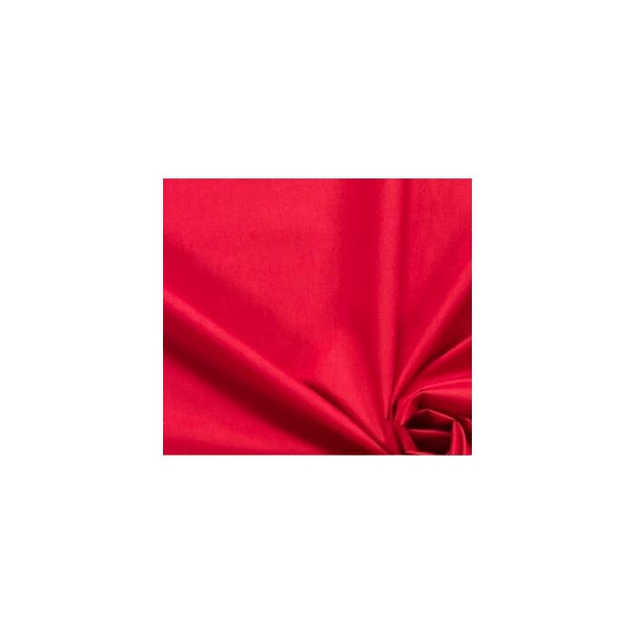 Bright Red Polycotton Backing Fabric 