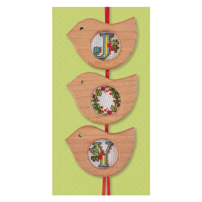 Online Exclusive - Ready, Steady, Stitch - Issue 416 - Wooden Bird 'Joy' Banner