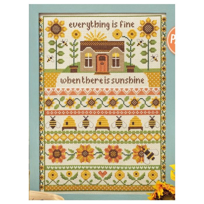 Cross Stitcher Project Pack - Sunshine & Flowers - Issue 399