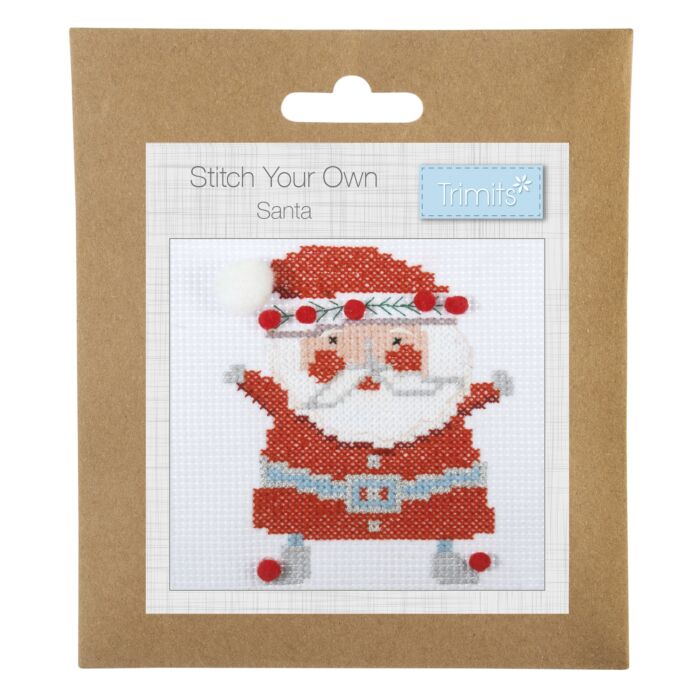 Trimits - Cross Stitch Kit - Santa