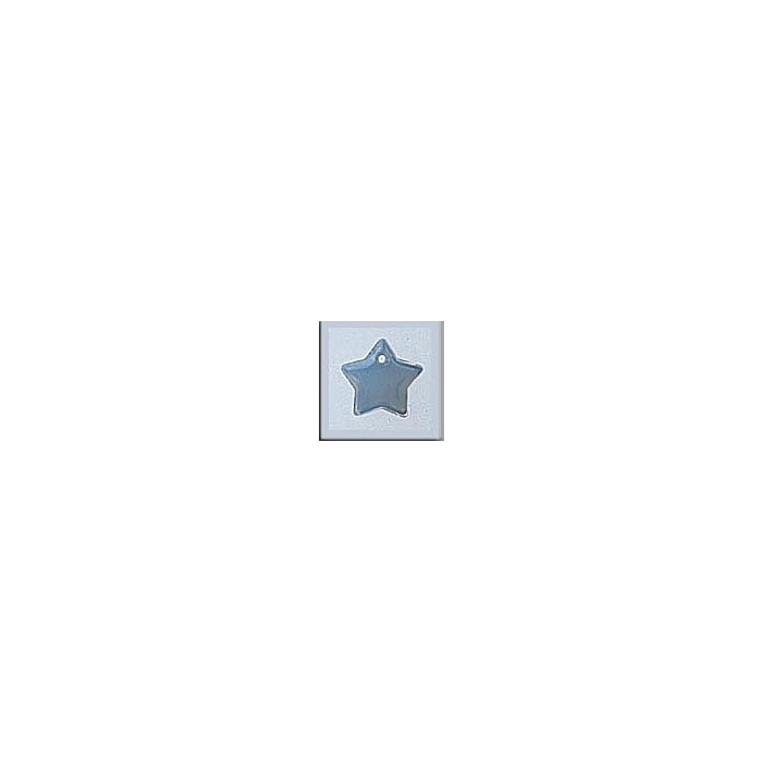 Mill Hill Glass Treasures 12174 - Small Flat Star Opal White