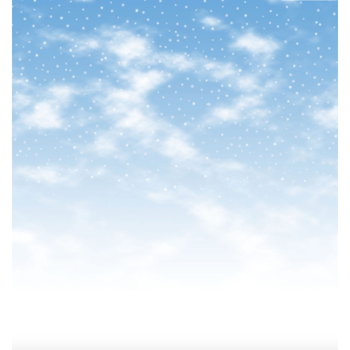 Fabric Flair 14ct Aida Snowy Days Blue