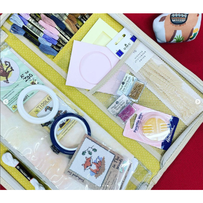 Organiser Case with cute Sloth Design - Free Lemon Pincushion with every purchase