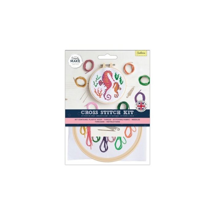 Simply Make Cross Stitch Kit - Seahorse