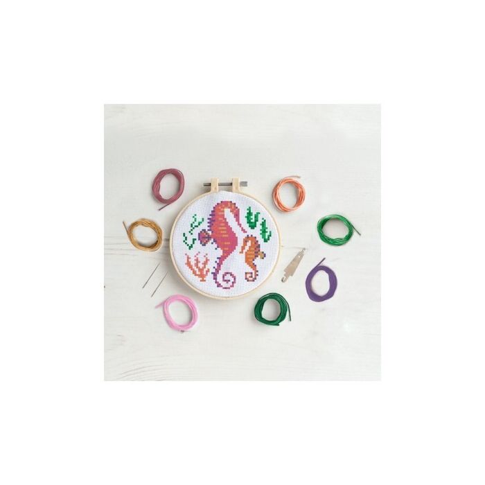 Simply Make Cross Stitch Kit - Seahorse