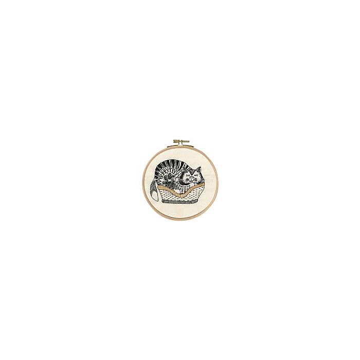 TB106 DMC Printed Embroidery Kit - Sebastian Sleeping - 15% off RRP