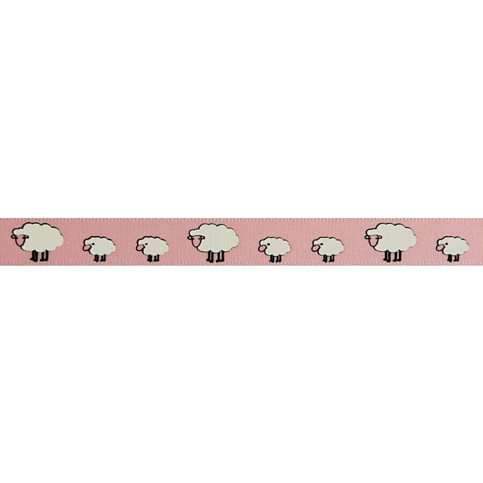 Jomil - 15mm Sheep Ribbon - Pink