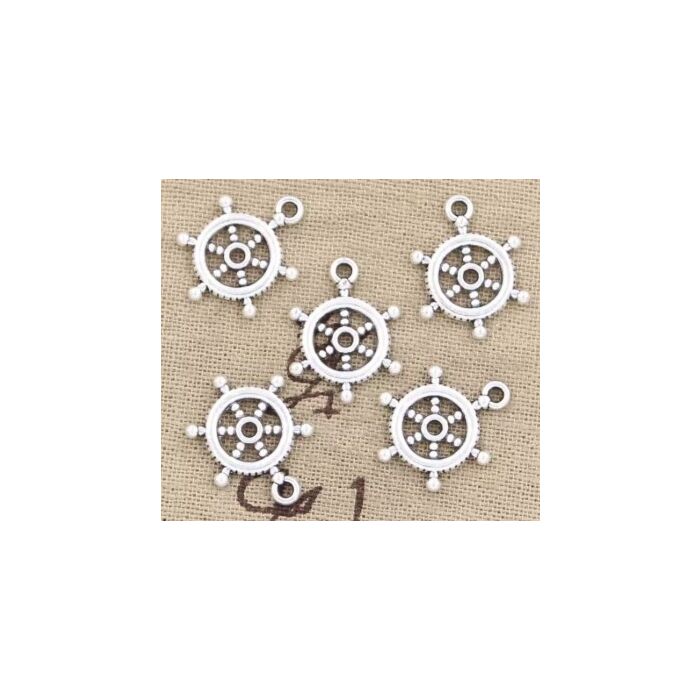 Ships Wheel Charms - pack of 4