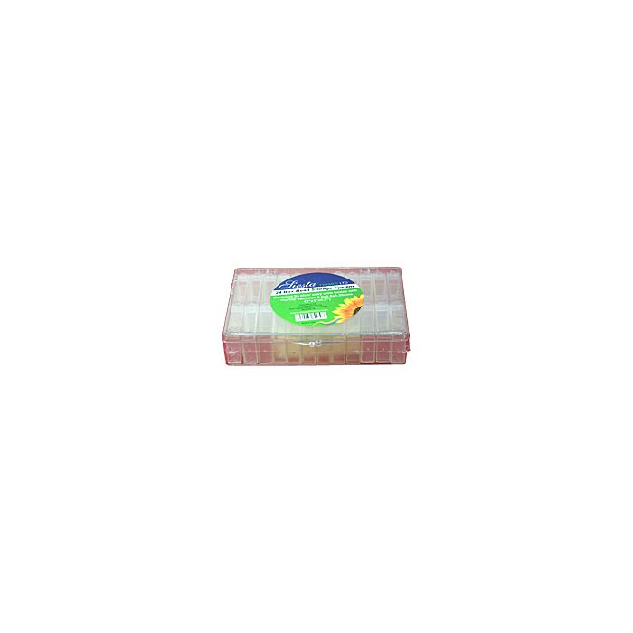 BD836 - Clear Flip Top Lid Storage Boxes
