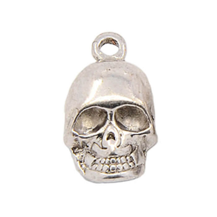 Skull silver tone Charm - 1