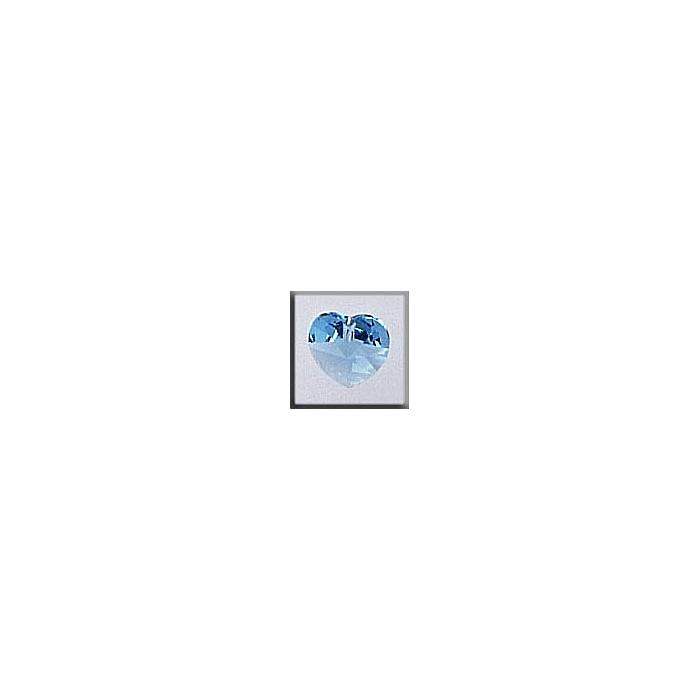 Mill Hill Crystal Treasures 13038 - Small Heart Aquamarine
