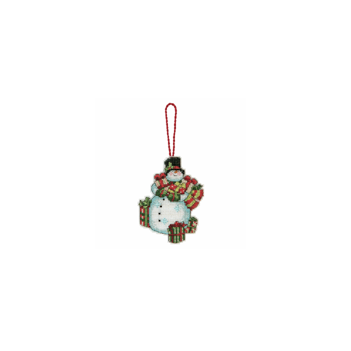 Dimensions Snowman with Presents Cross Stitch Kit