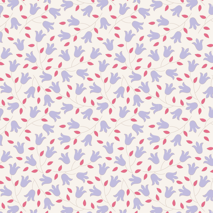 Tilda 100% Cotton Fabric Sophie Blue Fat Qtr 