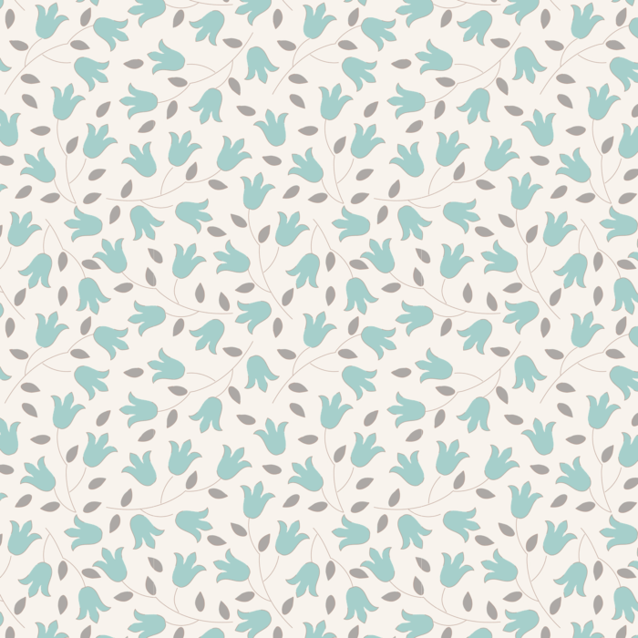 Tilda 100% Cotton Fabric Sophie Teal Fat Qtr 