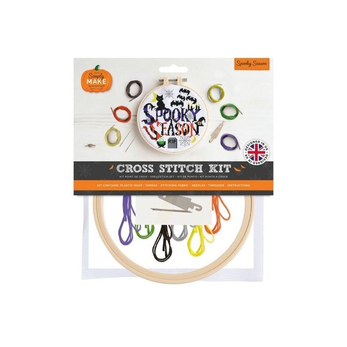  Simply Make Large Cross Stitch Kit - Spooky Season