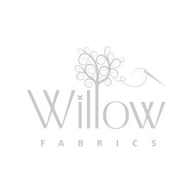 Stitch Garden 16 count 3in / 8cm White / Light Blue Edged Aida Band - metre