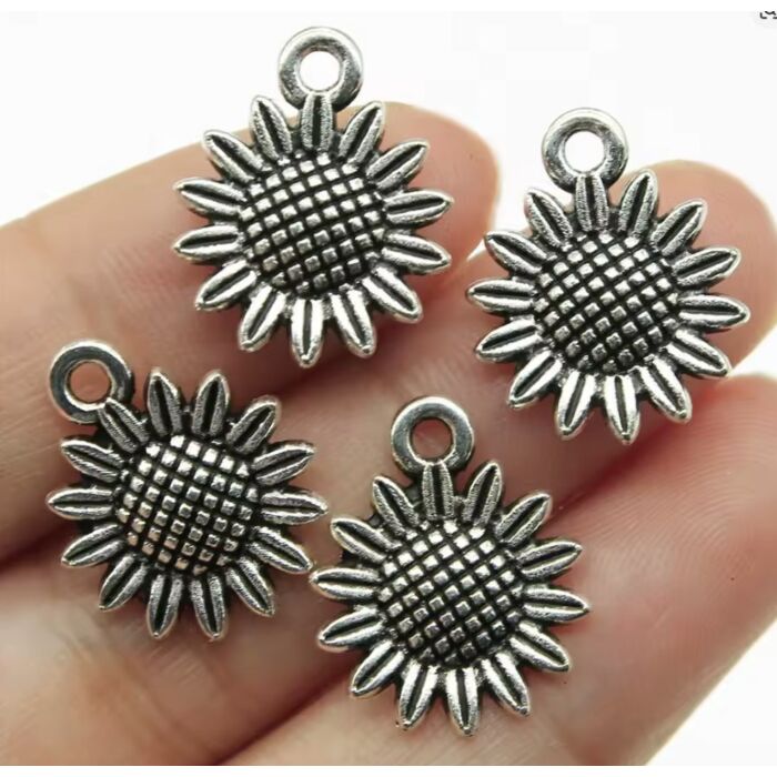 Sunflower Charms (pk of 3)