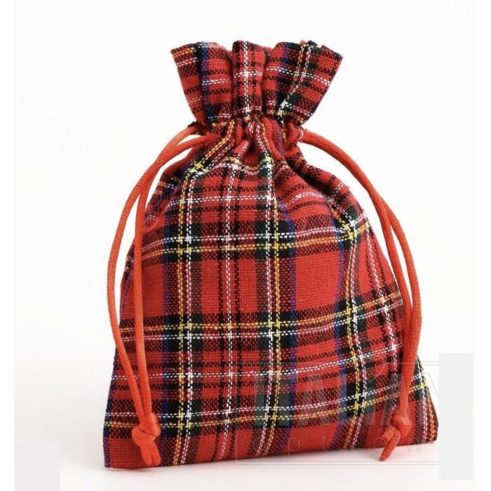 Christmas Gift Bag - Tartan - Pk of 3