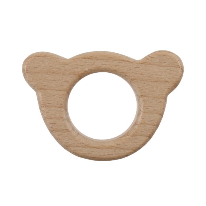 Wooden Teddy Craft Ring