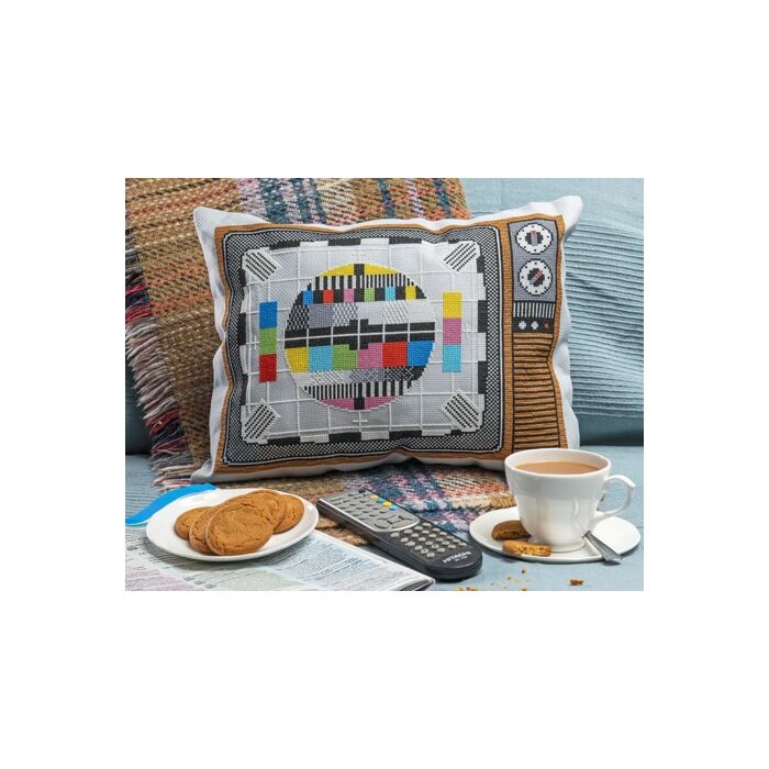 Cross Stitcher Project Pack - Tuned In Cushion XST349