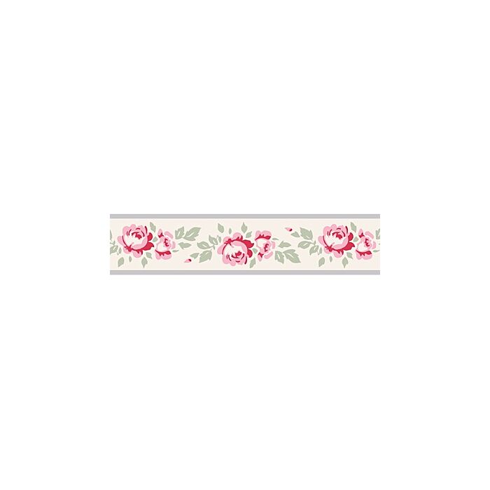 Tilda Lucy Dove White Jacquard Ribbon 15mm