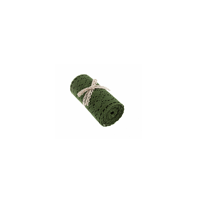 Cotton Lace Trim - Green