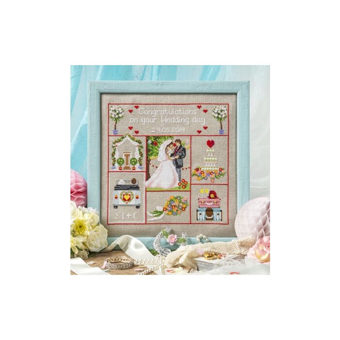 Cross Stitcher Project Pack - Wedding Sampler - XST341