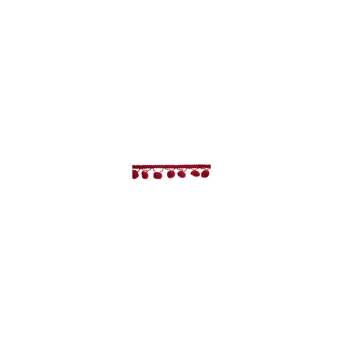 Wine Pom Pom Trim