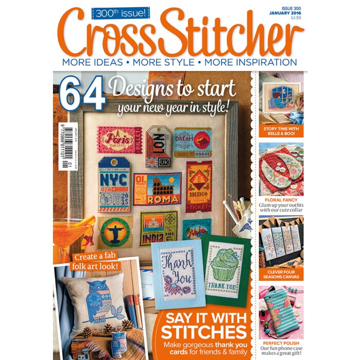 Cross Stitcher Magazine Issue 300 - January 2016 - Old office Copy