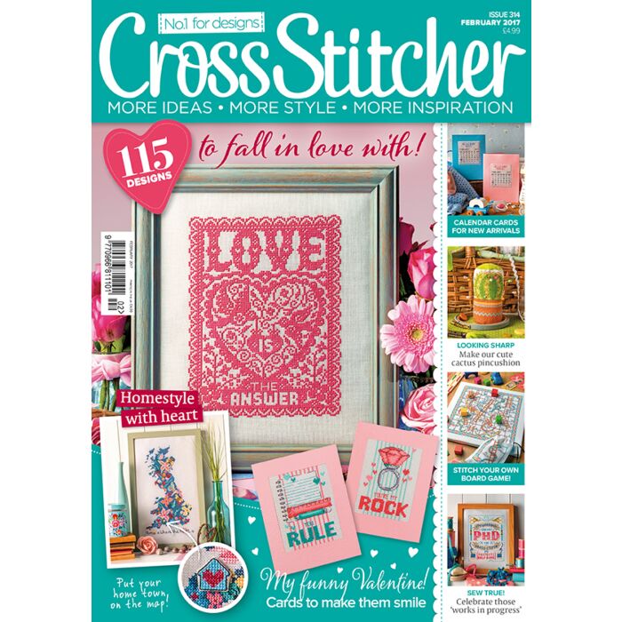 Cross Stitcher Magazine Issue 314 - February 2017 - Old Office Copy