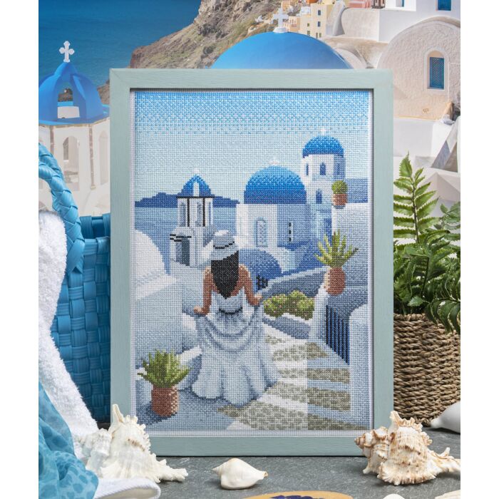 Cross Stitcher Project Pack - Santorini Dreams - XST371
