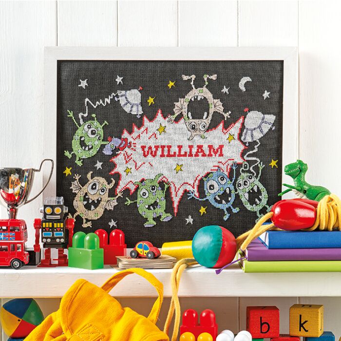 Cross Stitcher Project Pack - Issue 408 - Alien Invasion - Evenweave