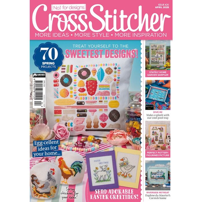 Cross Stitcher Magazine issue 420 April 2025 Old Office Copy 