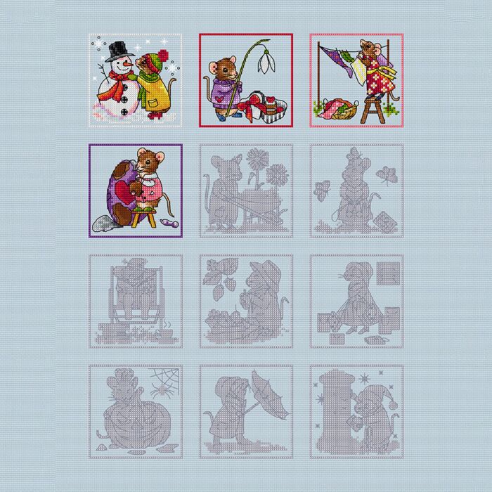 Calendar SAL - Mouse's Year 417 - 429 2025